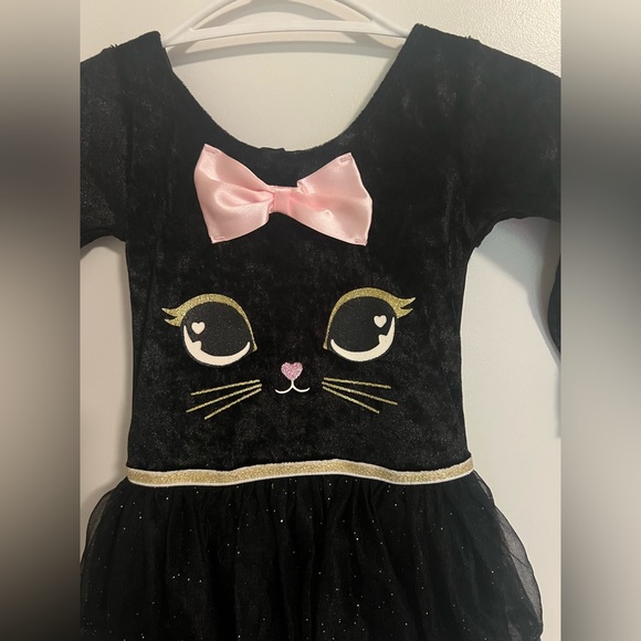 Black Cat dress with tail, costume for halloween - Picture 2 of 7